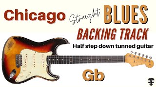 HALF STEP DOWNed Chicago Straight Blues backing track in Gb