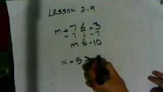 Solving Inequalities by Adding or Subtracting