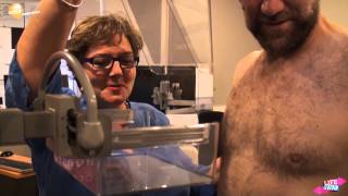 Lehmo has a Mammogram