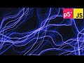 p5.js Coding Tutorial | Flow Fields (Perlin Noise)