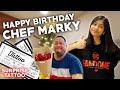 Chef Marky's Birthday (surprise tattoo yarn haha) |Chelseah Hilary