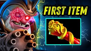 WTF 1st Item MKB 100% Counter Lina Mid with Free Hit Knockback Sniper Dota 2