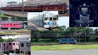 【 秩父鉄道 秩父線の旅 その7 】広瀬川原車両基地 C58 客車 デキ 5000系 試運転