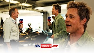 "We've got to get you a cameo!" 😅 | Brad Pitt reveals all about APXGP with Martin Brundle