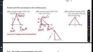 Geometry 4 8 Coordinate Proof