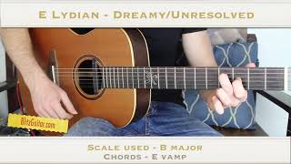 7 Unique Chord Progressions on Guitar Using Modes - Ionian, Dorian, Phrygian Etc