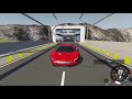 ❄️ najszybszy samochÓd kontra trampoliny 7000km h beamng.drive