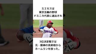 「ミエセス」に関する雑学 #shorts #野球 #阪神 #ミエセス #プロ野球