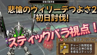 ※討伐時装備一覧あり【ドラクエ10】悲愴のウィリーデ つよさ2 スティックパラディン視点 初日討伐！ パラ・魔・竜・賢 #ドラゴンクエスト10 #ドラクエX #dq10 ※概要欄とコメント欄に補足説明