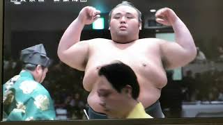 1月17日　大相撲　貴景勝vs.御嶽海　jan.17sumo