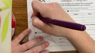 Congruent Triangles Notes