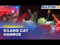 KEBAKARAN | Kilang Cat Di Batu Caves Musnah Dijilat Api