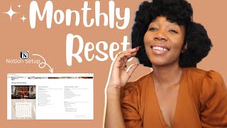 Monthly Reset - Bookish Ed, Notion Setup, Reading Journal Setup, Reading Goals, Storygraph Challenge