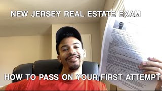 HOW I PASSED THE NEW JERSEY REAL ESTATE SALESPERSON LICENSING EXAM | TIPS TOOLS & ADVICE