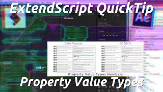 After Effects Scripting QuickTip - Property Value Types