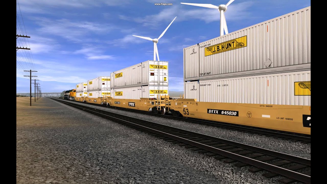 SD70MAC: PROMO - BNSF J.B.Hunt Intermodal - YouTube