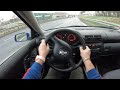 2001 seat toledo 1.6 100hp pov test drive 1013 joe black