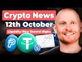 Crypto News 12th October in 4 MINUTES! Bitcoin About To Break Out!