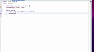 Java GUI Lesson 2 | JLabels