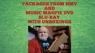 Packages From HMV And Music Magpie DVD Blu-ray With Unboxings