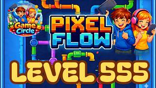 Pixel flow© - Level 555 - solution