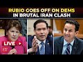 LIVE | 'That's not my job': Marco Rubio EXPLODES at Democrats over Iran war at Senate hearing