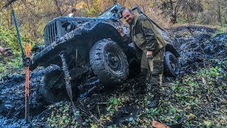 Что творит ГАЗ 69? Offroad битва внедорожников, НИВА, УАЗ, ШНИВА, ГАЗ 69