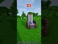 Minecraft Top 5 Chair Designs💥 #shorts