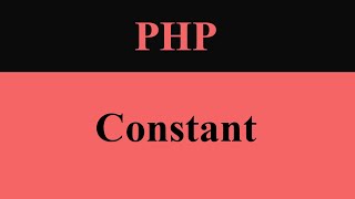 constant in php | #phpstarters