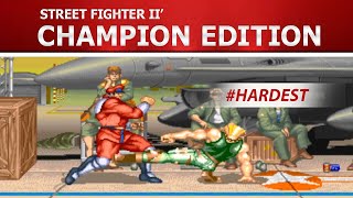 STREET FIGHTER 2: CHAMPION EDITION - (Arcade) HARDEST - M.BİSON