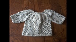Tuto Tricot Gilet Bebe Naissance