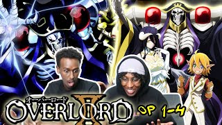 Reacting to ALL OVERLORD Openings 1-4 for the First Time | Anime Op Reaction