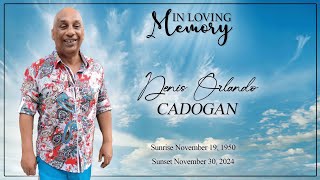In Loving Memory Denis Orlando Cadogan obituary