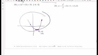 Wk-11 Intervals of Concavity and Relative/Absolute Min/Max