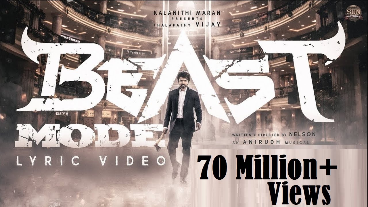 Beast Mode - Official Lyric Video | Beast | Thalapathy Vijay | Sun ...