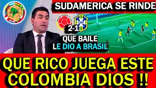 SUDAMERICA SE RINDE ANTE COLOMBIA !! QUE RICO JUEGAN ESTAS CHICAS BAILO A BRASIL !! 2-1