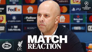 Champions League, Chiesa, McConell | Arne Slot Reacts | PSV 3-2 Liverpool