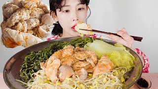 제철이니까, 싱싱한 아귀 내장 수육 먹방! the gut of a monkfish [eating show]mukbang korean food