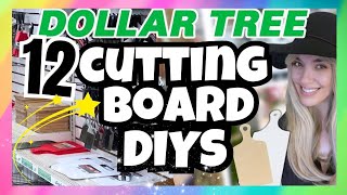 12 Brilliant Dollar Tree Cutting Board DIYS & HACKS
