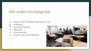 Muntlig redovisning - Grundläggande litteracitet