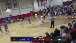 Point Pleasant vs. Gallia Academy Boys Basketball