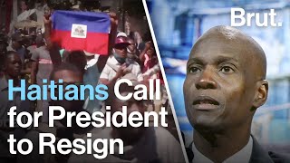 Haitian Protesters call for the Resignation of President Jovenel Moïse