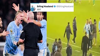 Erling Haaland Loses His Cool After Manchester City and Tottenham Hotspur Draw | Viral Video