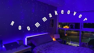 extreme room makeover *aesthetic/pinterest/tiktok inspired bedroom* + moving vlog!!
