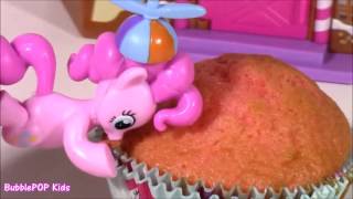 DIY MLP Pinkie Pie CUPCAKES! Decorate Fluttershy Applejack Princess Celestia! SWEET Baking FUN!