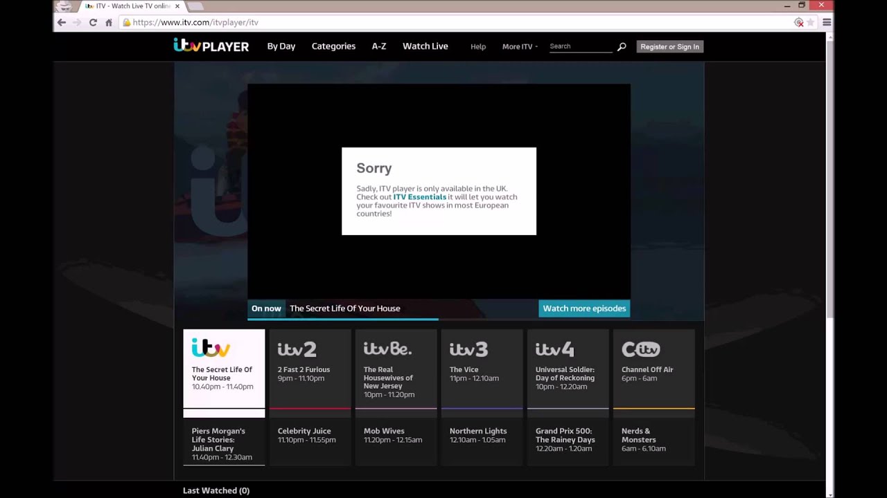 How To Watch ITV Player Outside The UK - YouTube