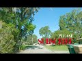 ocala fl tree lined streets driving 4k. aroundocala ocala