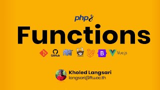PHP8 - Functions | PHP Object-Oriented Programming (OOP) | Part 1