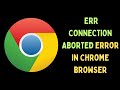 How to Fix ERR_CONNECTION_ABORTED Error in Google Chrome on Windows 11
