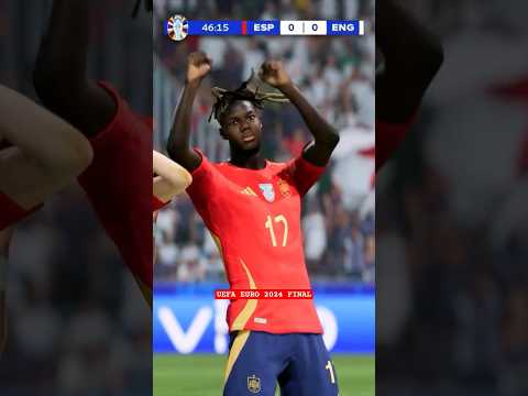 Remake de la final de la UEFA Euro 2024 en EA FC 24 #shorts #uefaeuro2024 #football